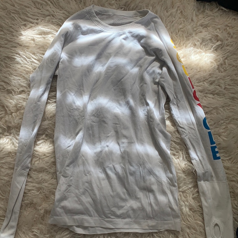 Lululemon x Soul cycle Rainbow long sleeve